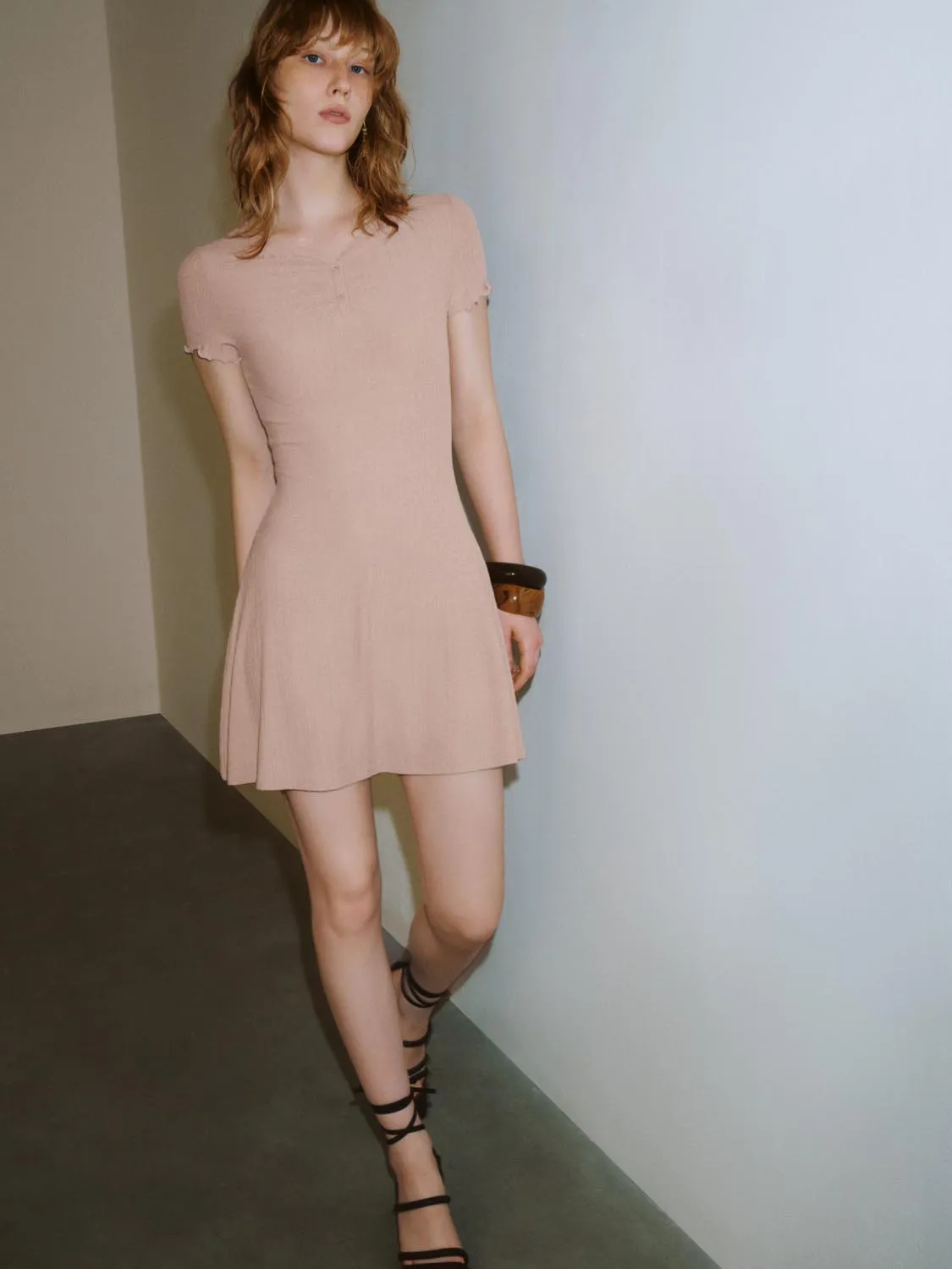 Lettuce Hem Mini Dresses sold by Urban Revivo product image thumbnail 4