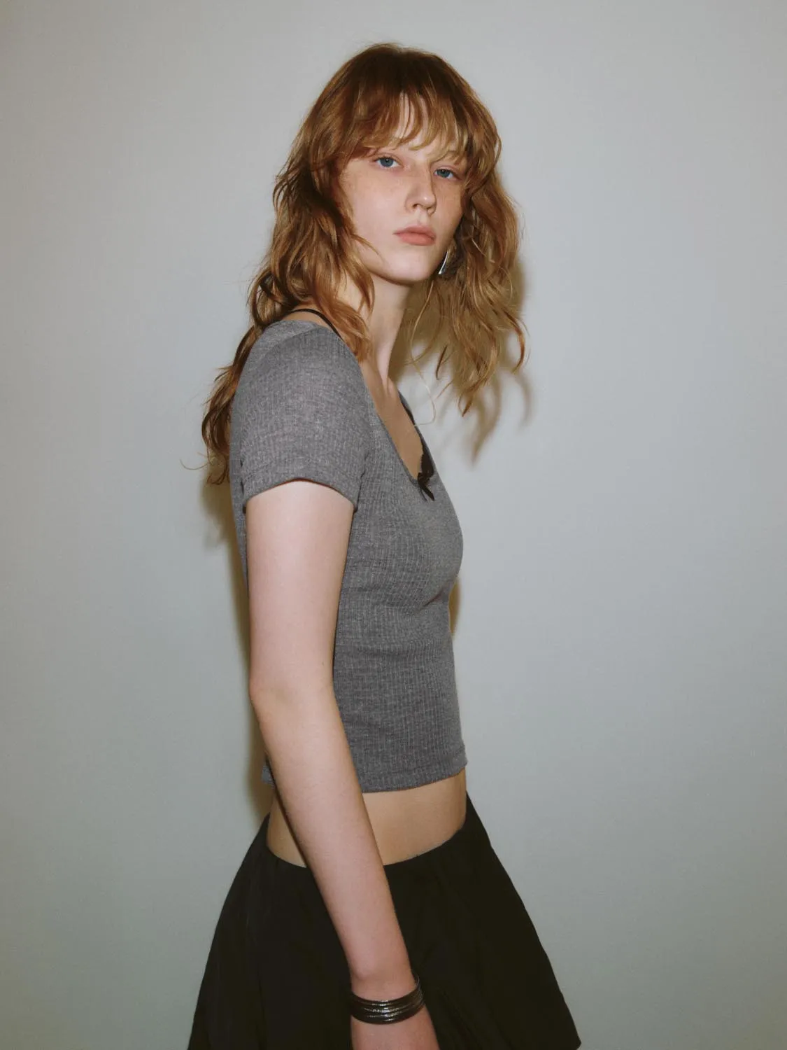 2 In 1 Lace Decor T-Shirts sold by Urban Revivo product image thumbnail 2