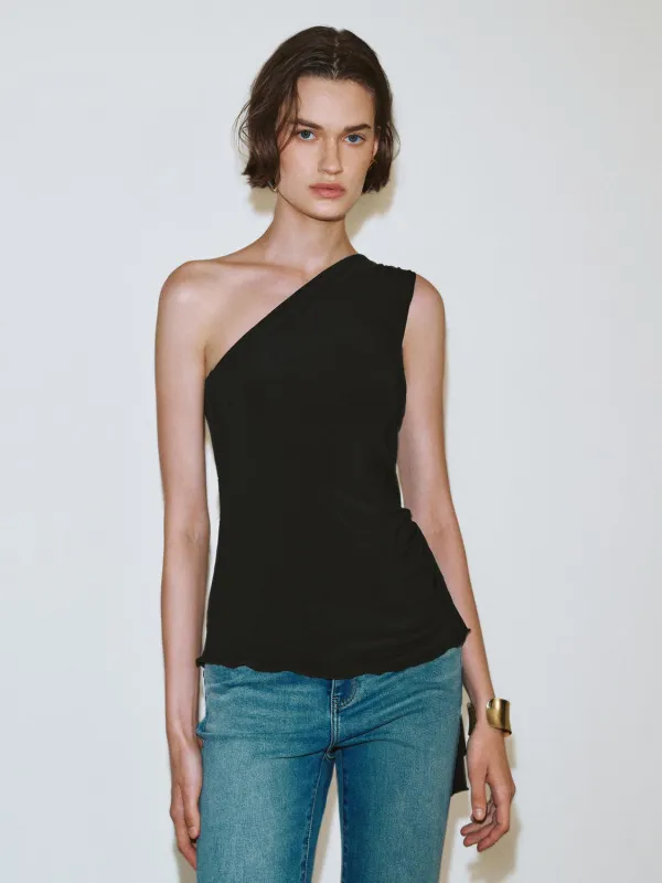 One Shoulder Sleeveless Tank Tops sold by Urban Revivo