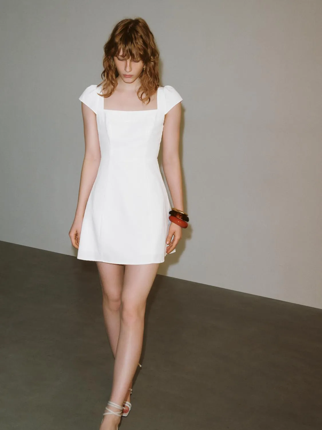 Square Neck Mini Dresses sold by Urban Revivo product image thumbnail 4