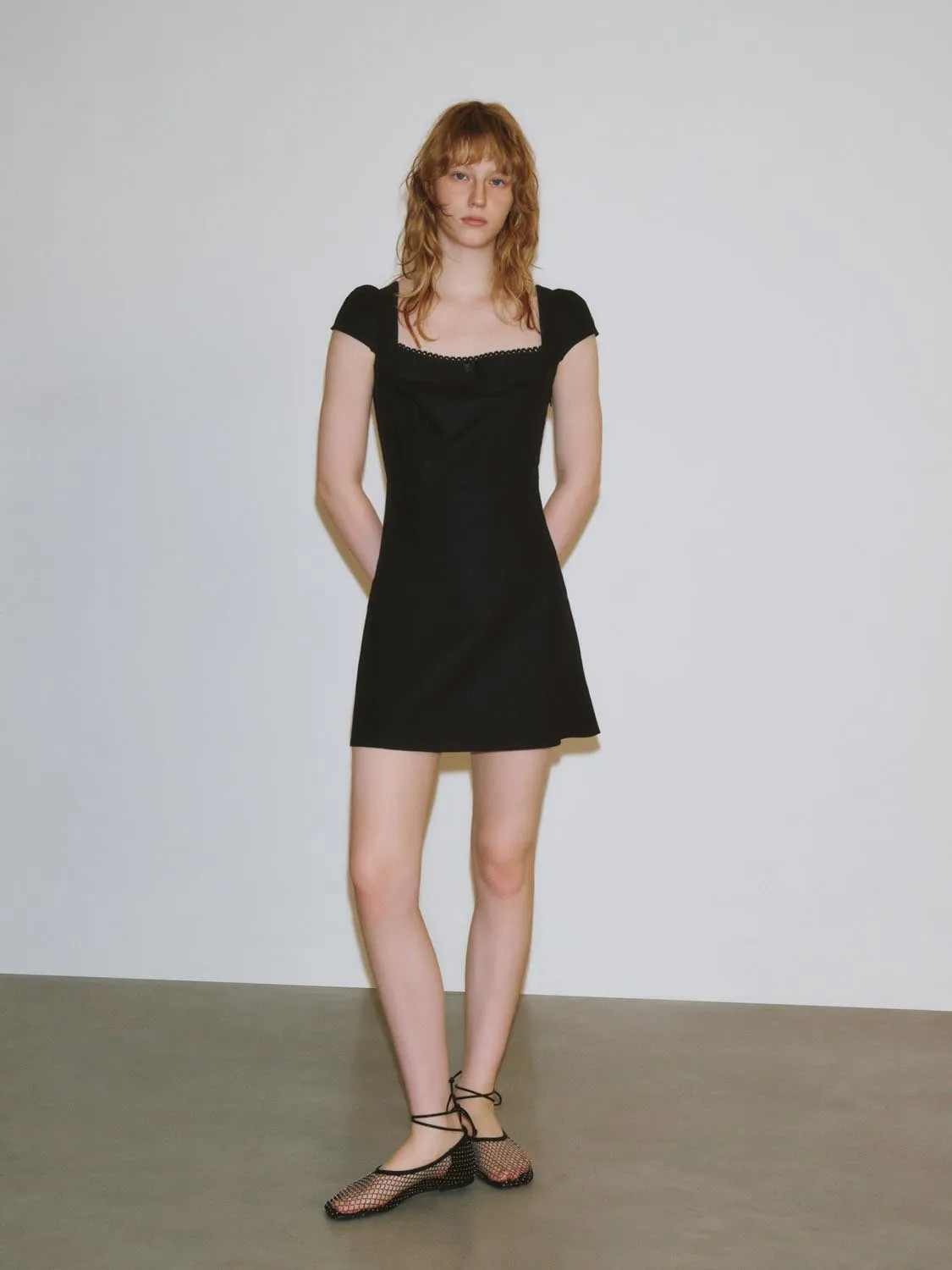 Square Neck Mini Dresses sold by Urban Revivo product image thumbnail 4