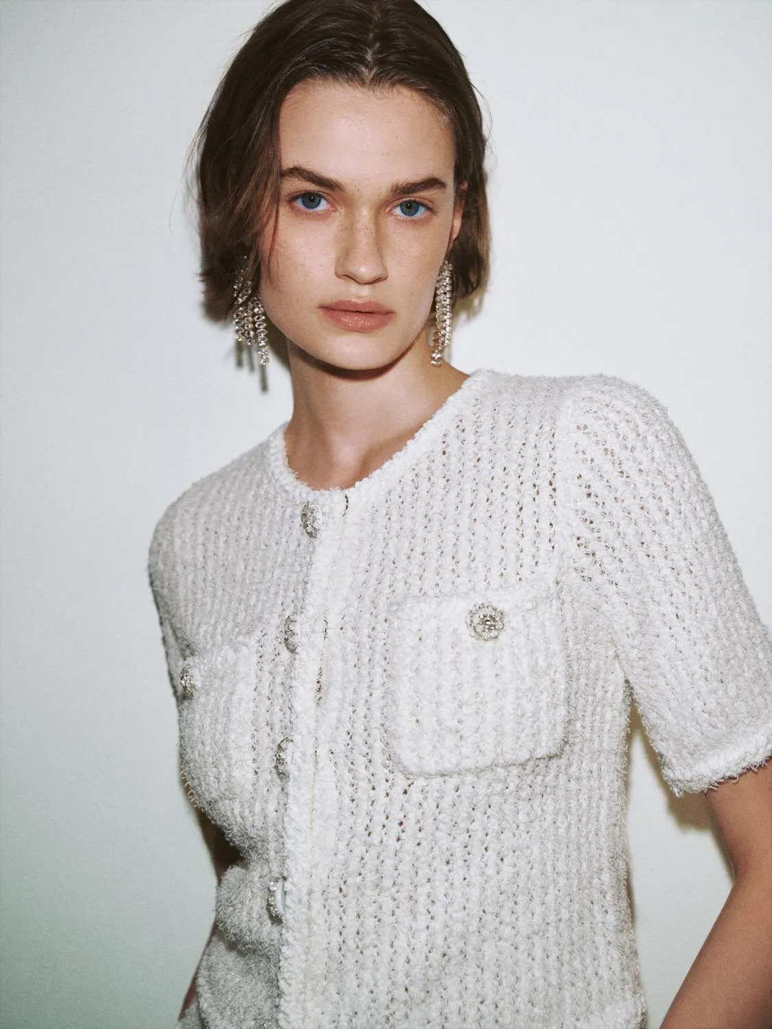 Cropped Knitted Cardigans sold by Urban Revivo product image thumbnail 3