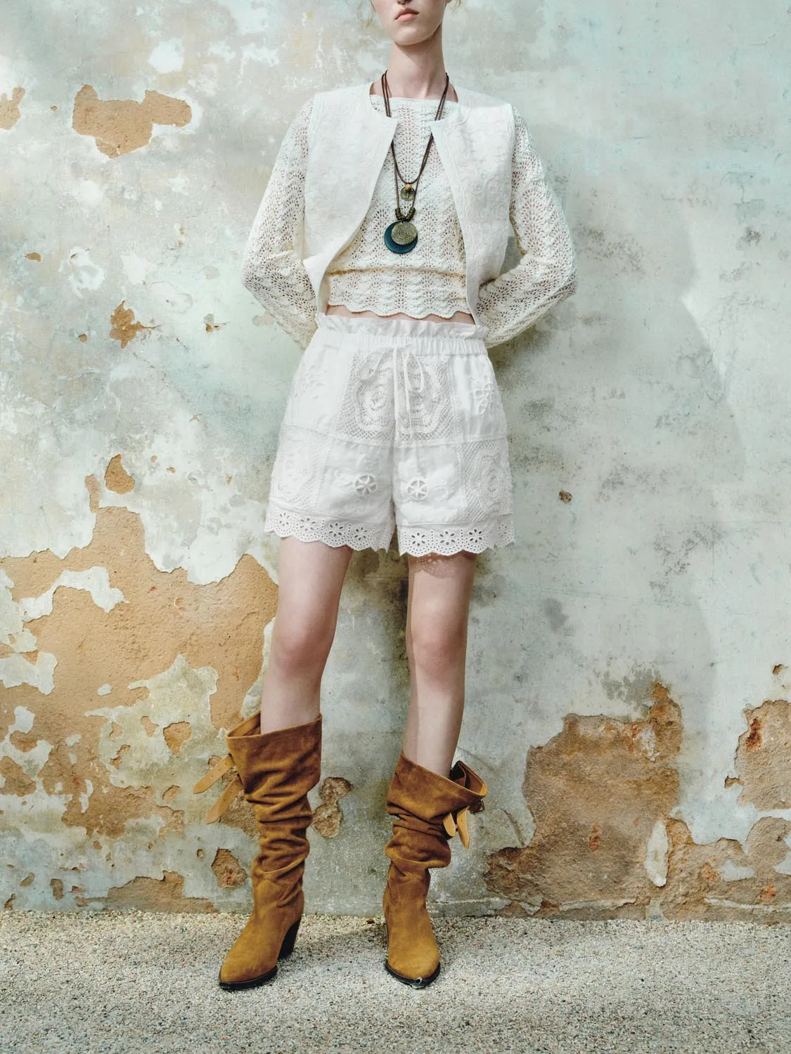 Leisure Lace Shorts sold by Urban Revivo product image thumbnail 2