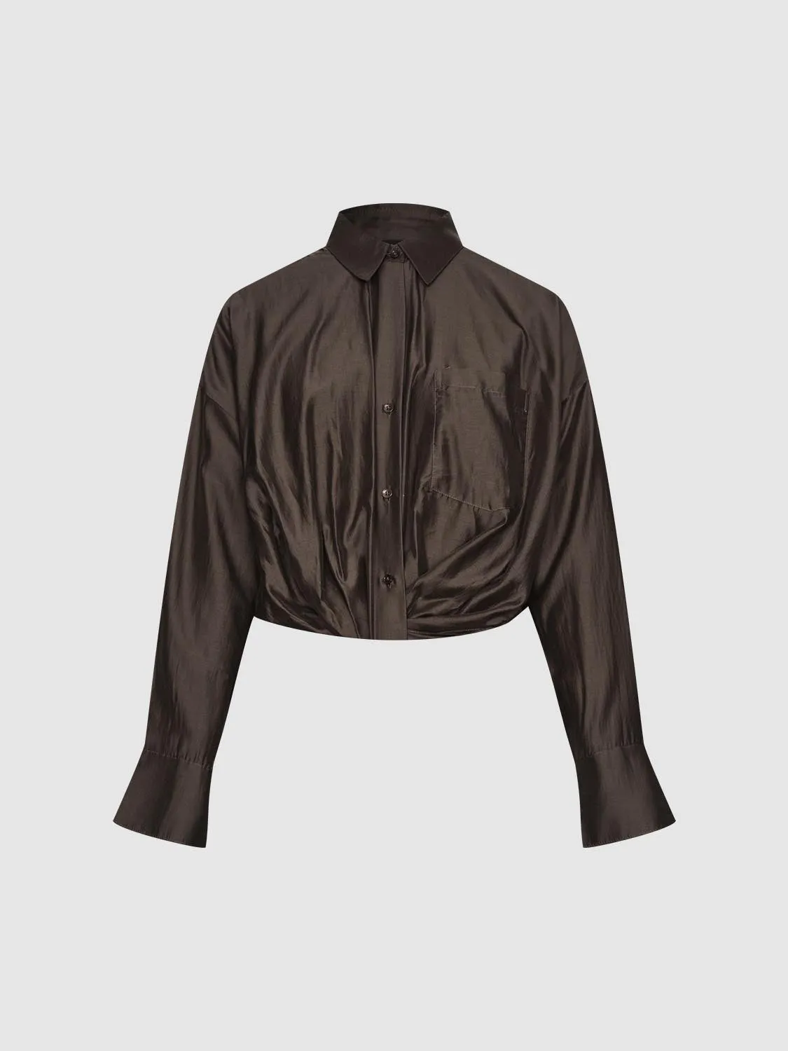 Cropped Overhead Shirt sold by Urban Revivo