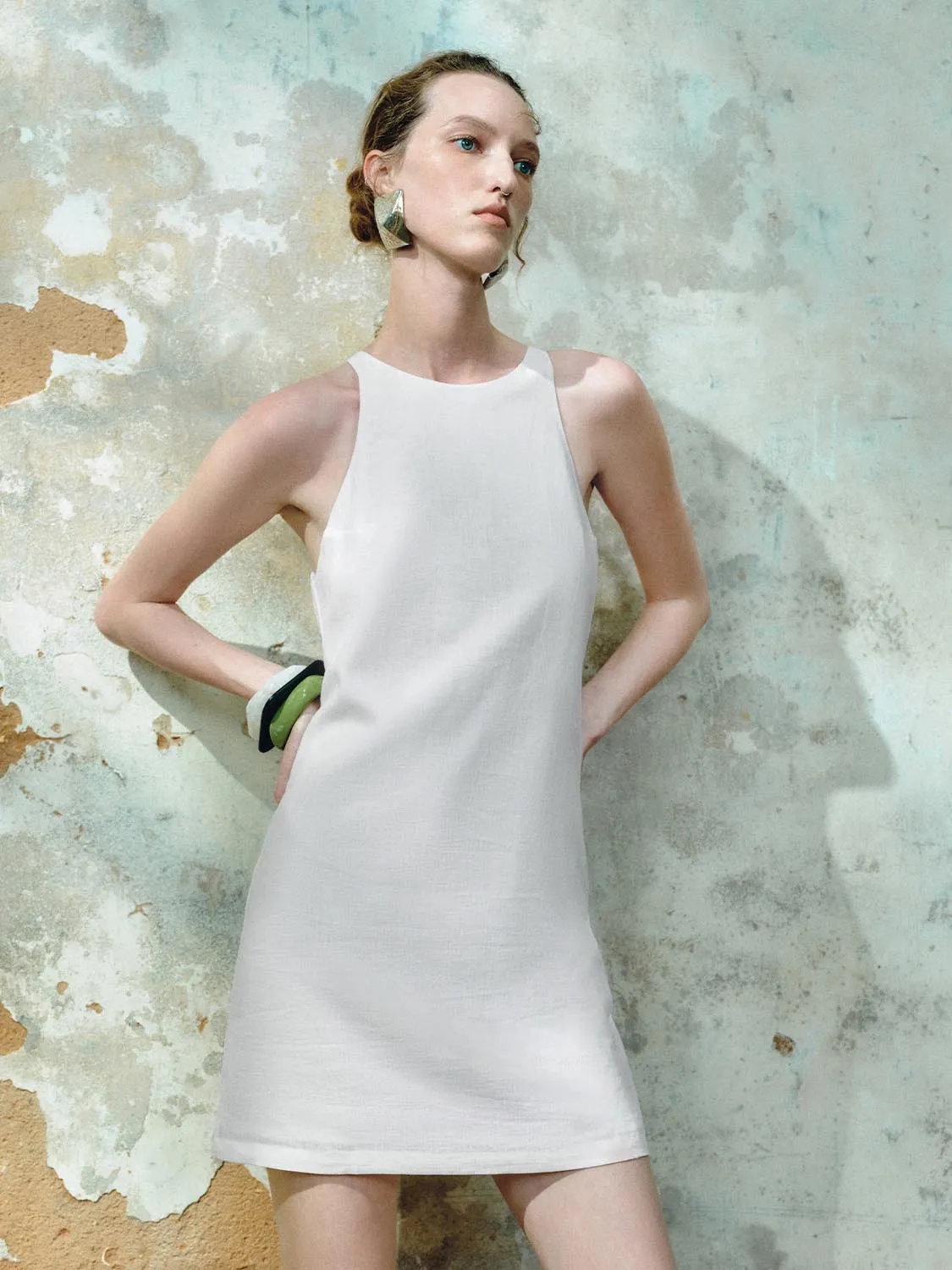 Sleeveless A-Line Dresses sold by Urban Revivo product image thumbnail 5