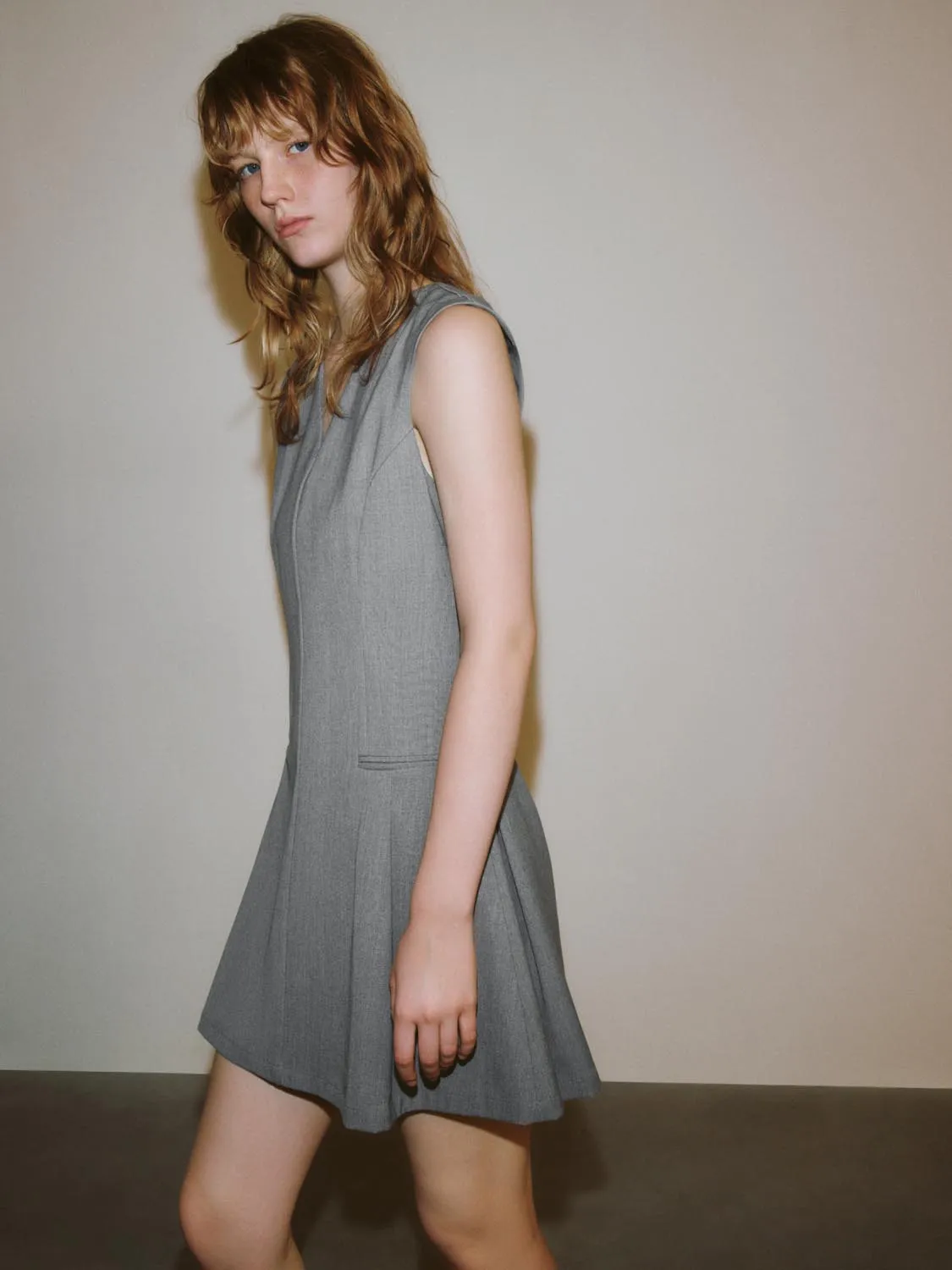 V-Neck A-Line Mini Dresses sold by Urban Revivo product image thumbnail 2