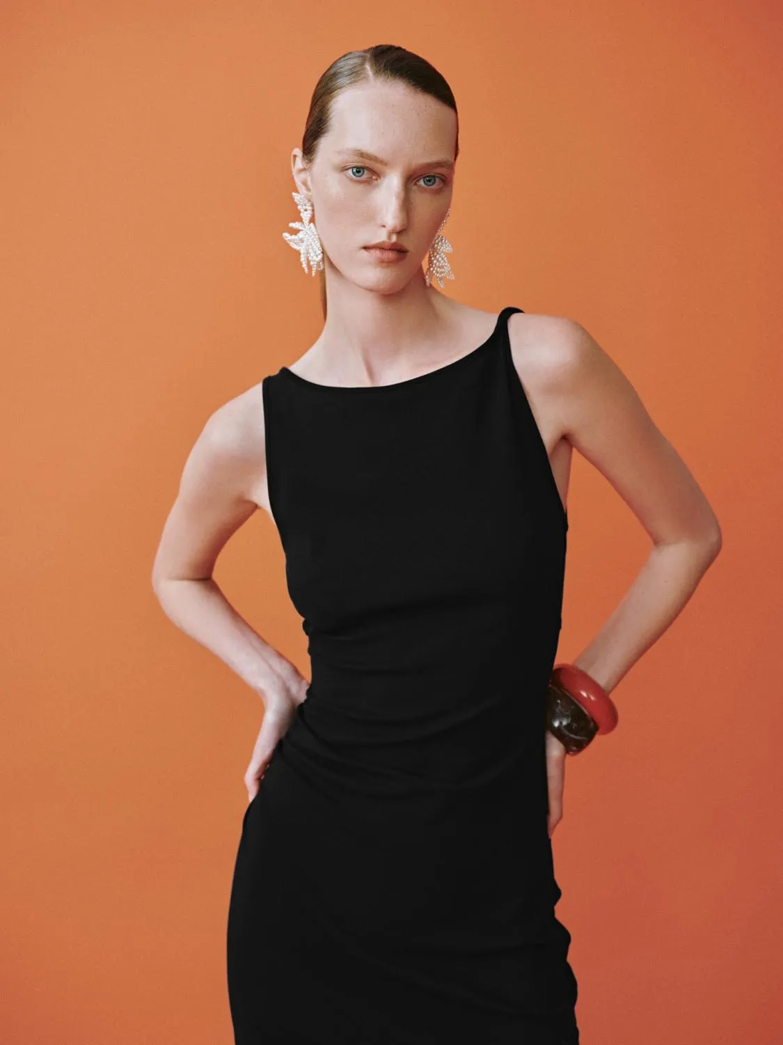 Sleeveless Skinny-Fit Dresses sold by Urban Revivo product image thumbnail 3