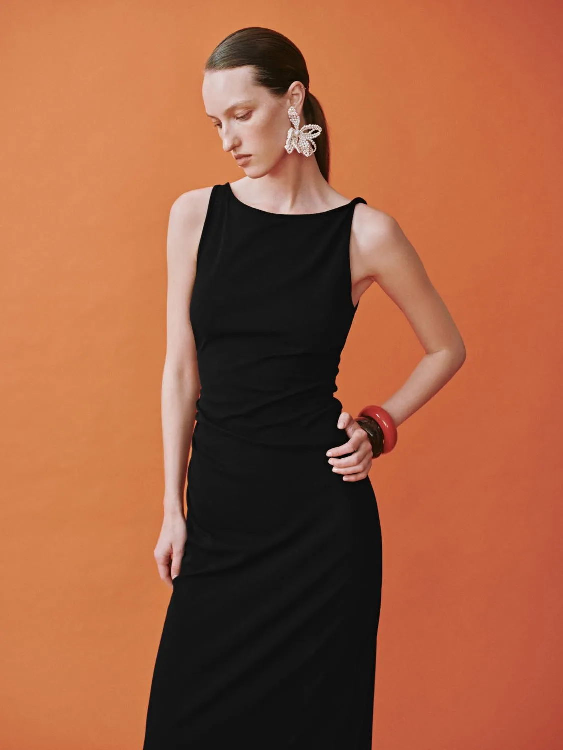 Sleeveless Skinny-Fit Dresses sold by Urban Revivo product image thumbnail 2