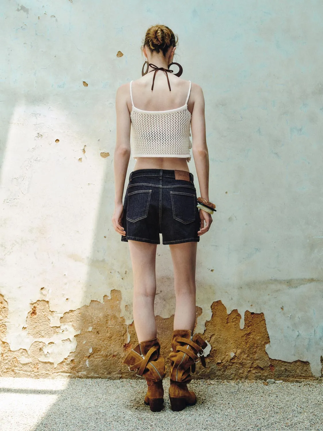 Denim Shorts sold by Urban Revivo product image thumbnail 4