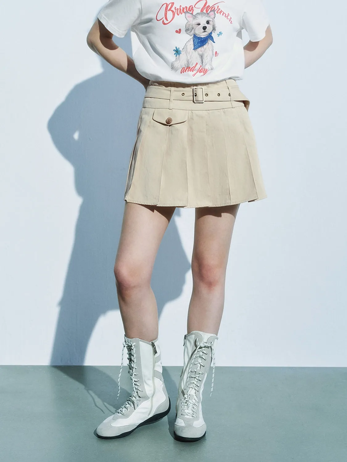 Pleated Mini Skirts sold by Urban Revivo product image thumbnail 2