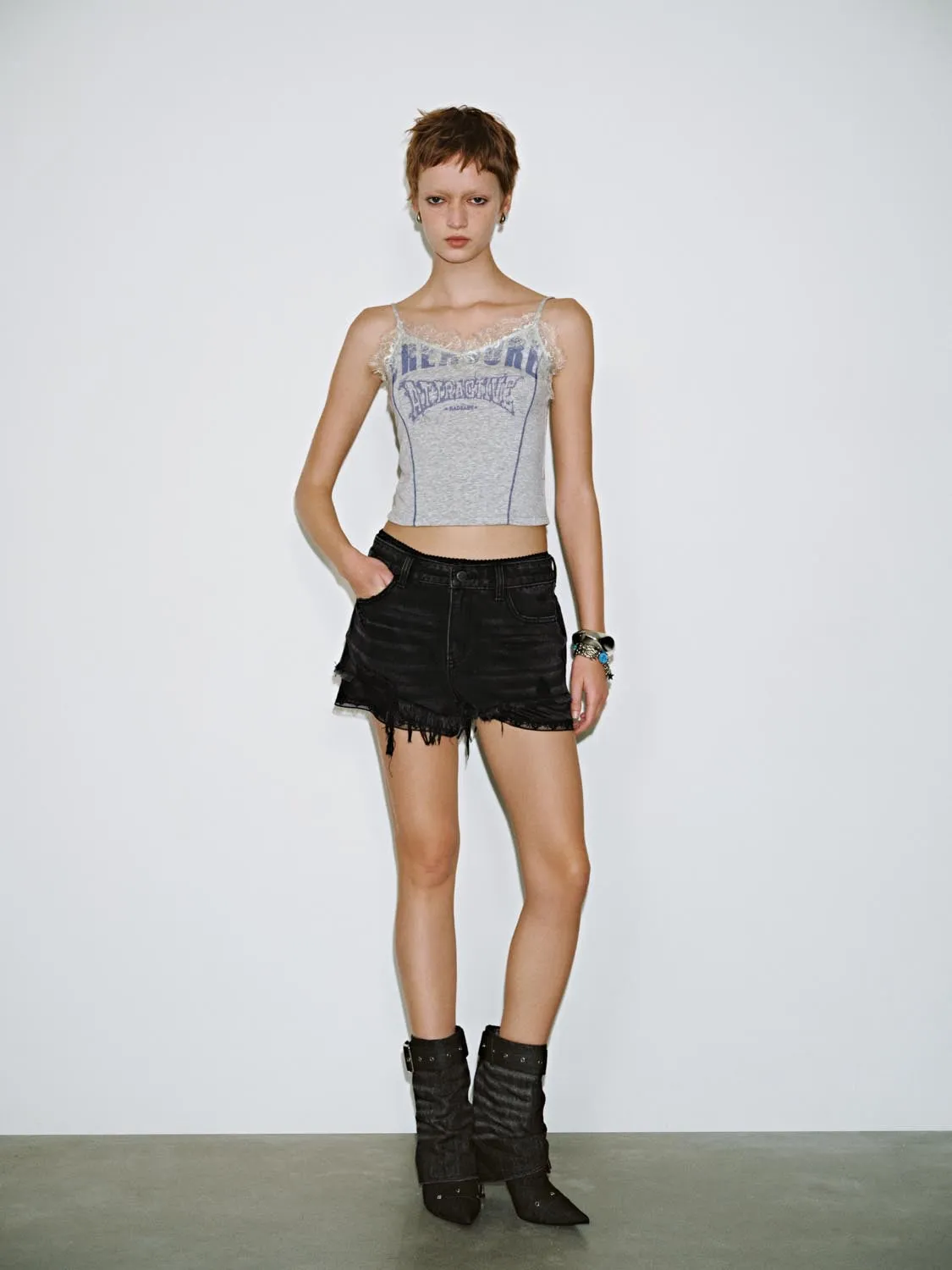 Lace Décor Cami Tops sold by Urban Revivo product image thumbnail 4