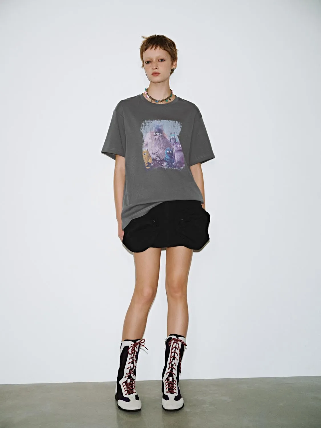 Printed Short Sleeve T-Shirts sold by Urban Revivo product image thumbnail 4