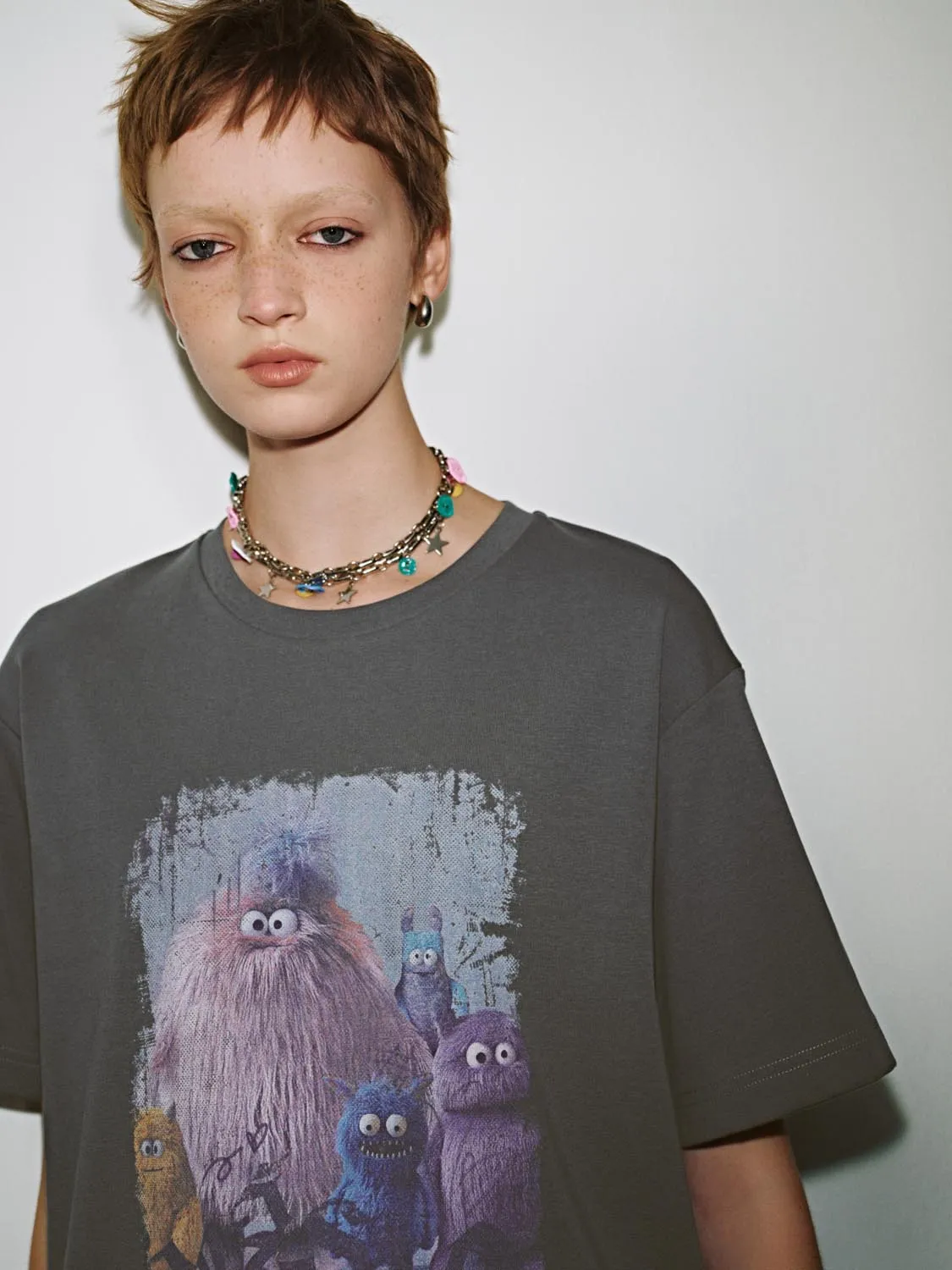 Printed Short Sleeve T-Shirts sold by Urban Revivo product image thumbnail 3