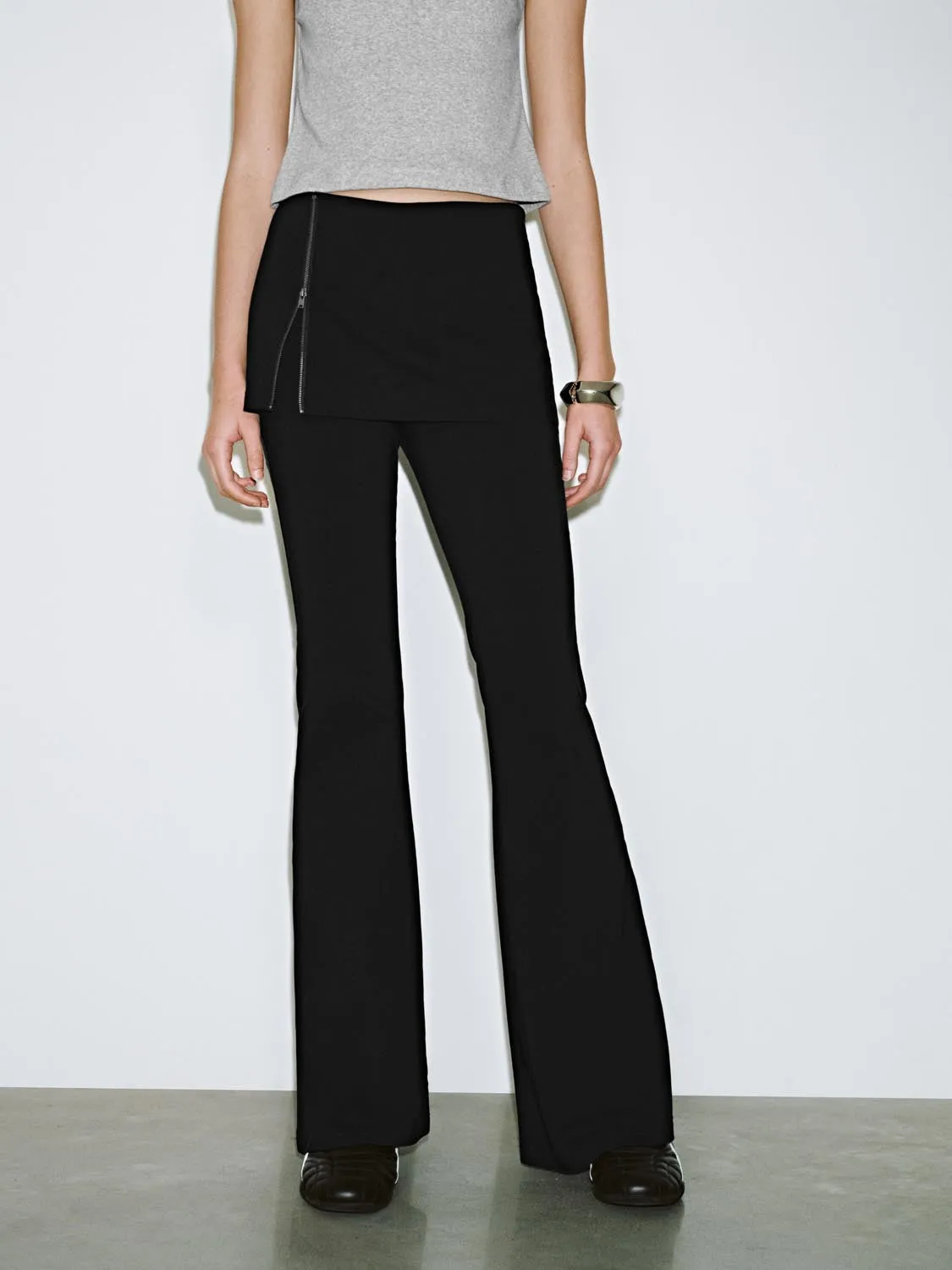 Skirt Layered Flare Pants sold by Urban Revivo product image thumbnail 2