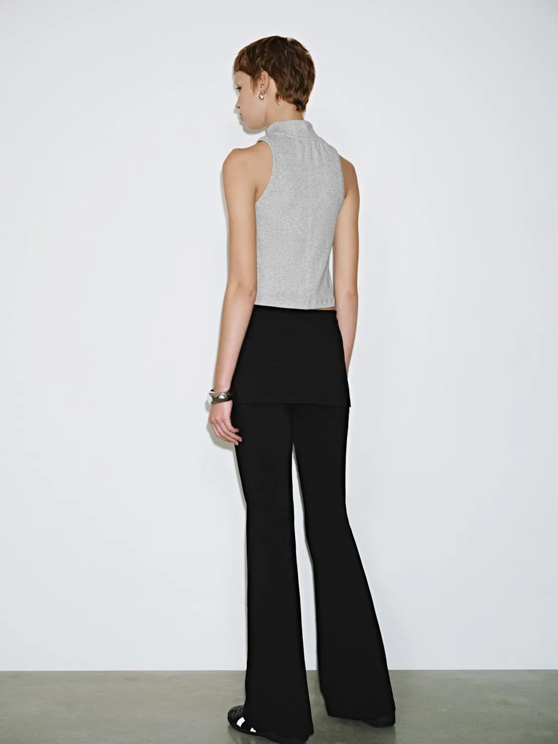 Skirt Layered Flare Pants sold by Urban Revivo product image thumbnail 4
