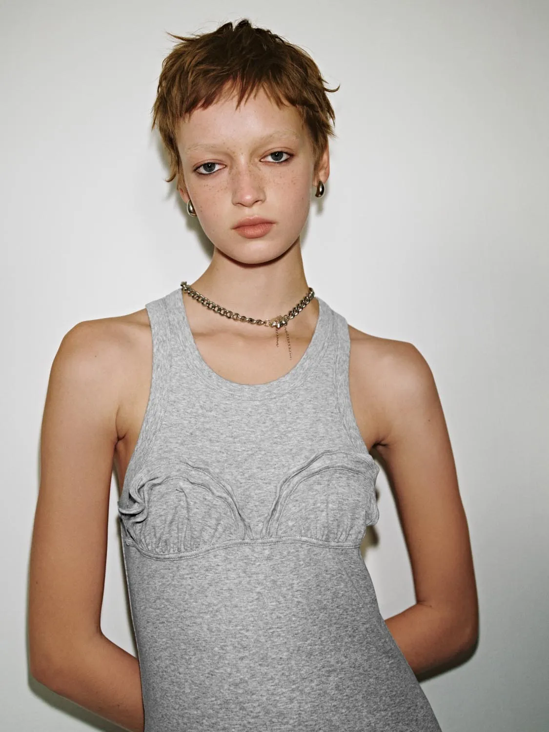 Skinny-Fit Sleeveless Mini Dresses sold by Urban Revivo product image thumbnail 3