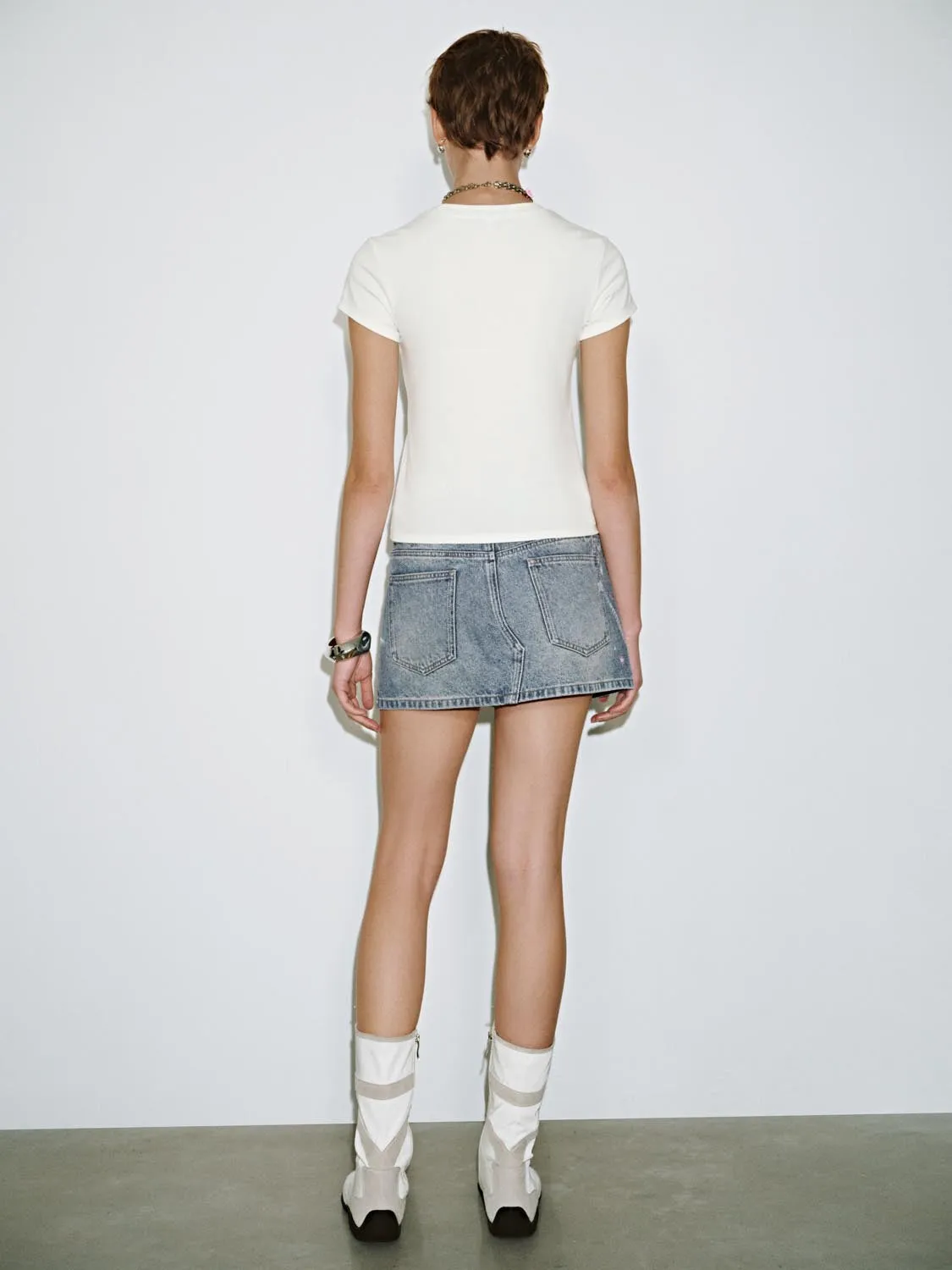 Denim Mini Skirts sold by Urban Revivo product image thumbnail 4