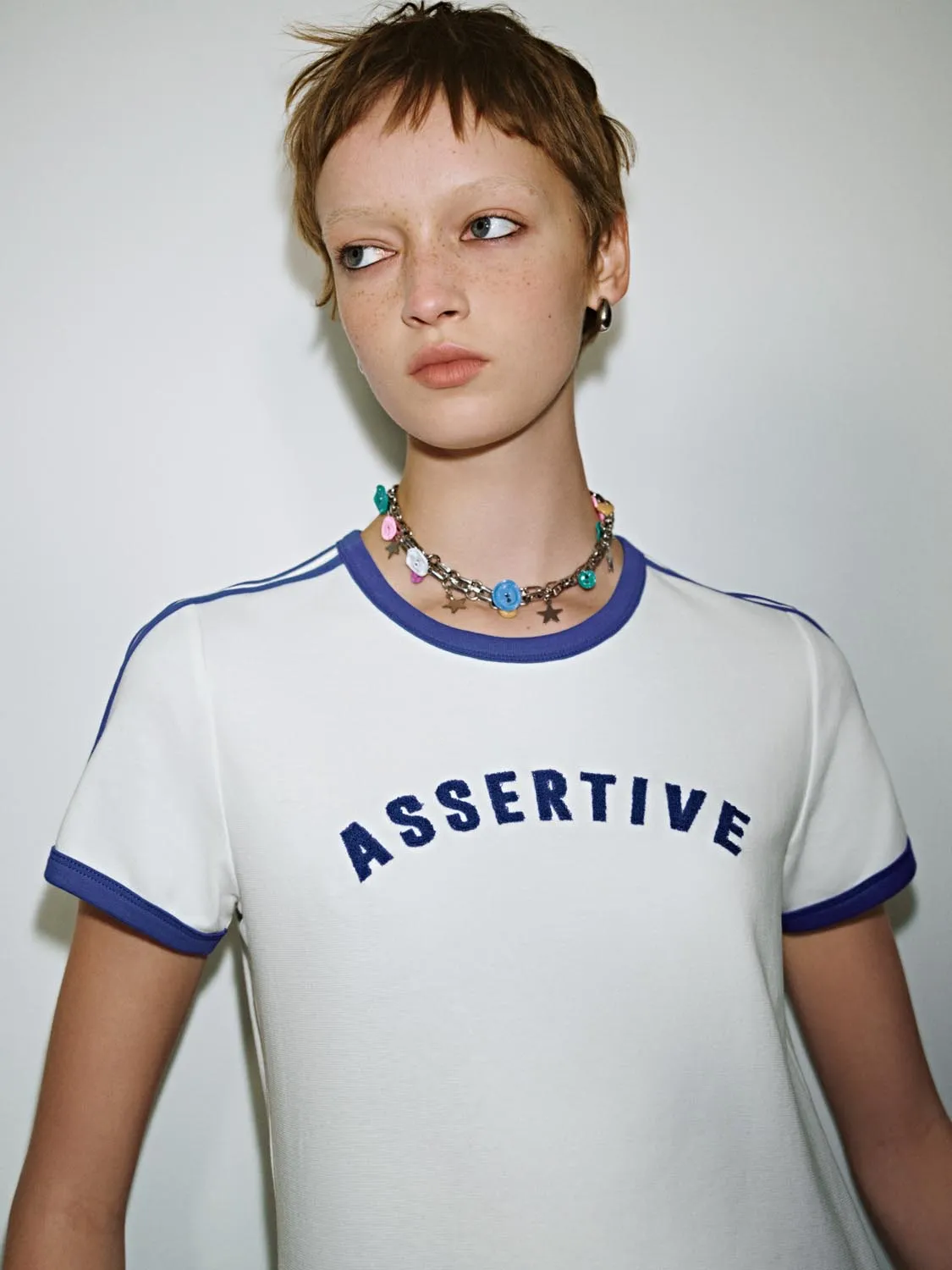 Cropped Short Sleeve T-Shirts sold by Urban Revivo product image thumbnail 3