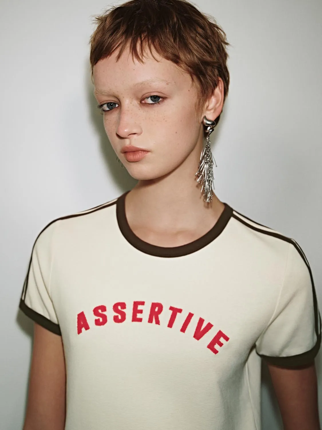 Cropped Short Sleeve T-Shirts sold by Urban Revivo product image thumbnail 3