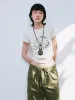 Cropped Short Sleeve T-Shirts sold by Urban Revivo