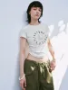 Cropped Short Sleeve T-Shirts sold by Urban Revivo