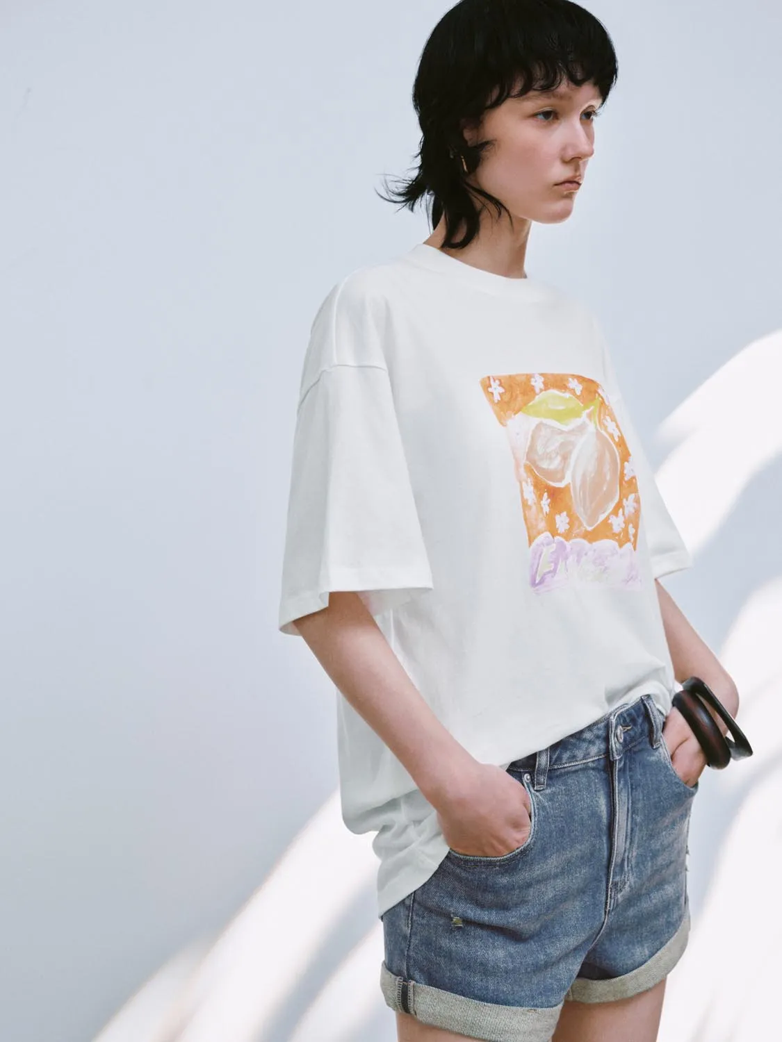 Printed Short Sleeve T-Shirts sold by Urban Revivo product image thumbnail 2