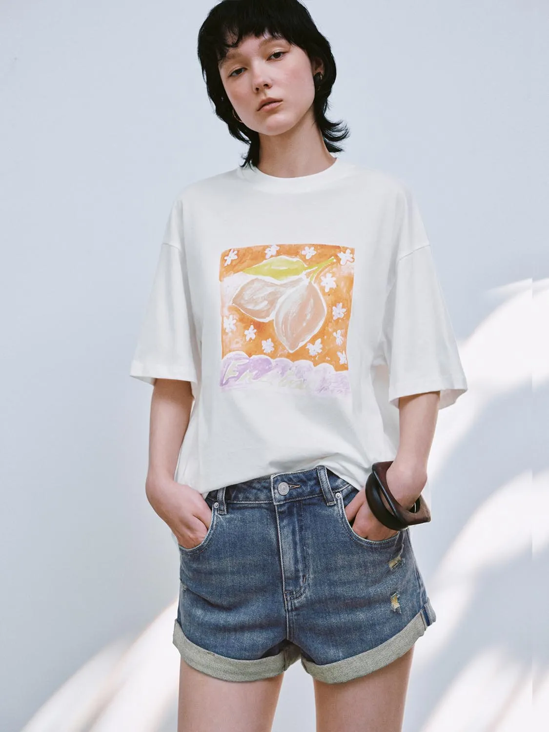 Printed Short Sleeve T-Shirts sold by Urban Revivo