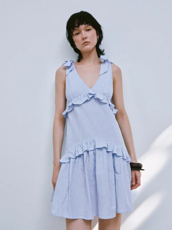 Sleeveless Ruffled Midi Dresses sold by Urban Revivo