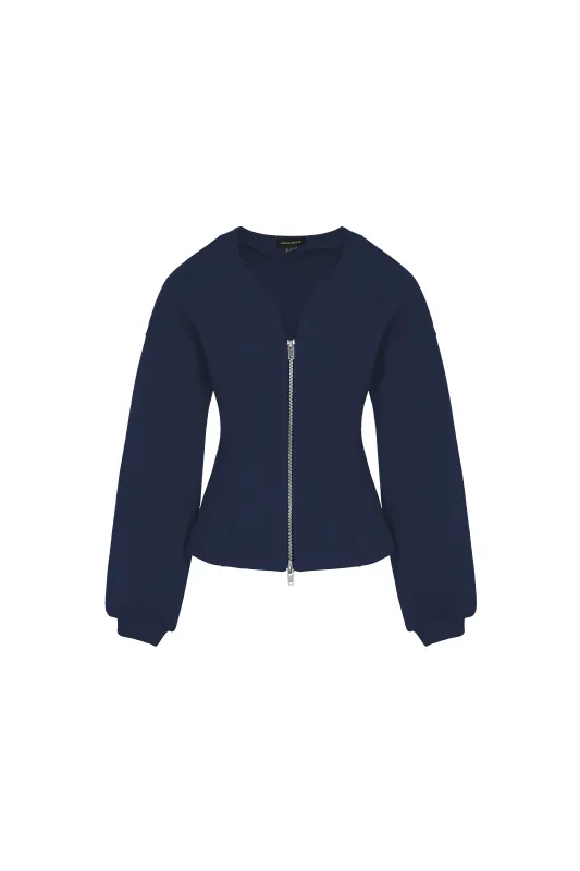 V-Neck Zip Up Front Jackets sold by Urban Revivo
