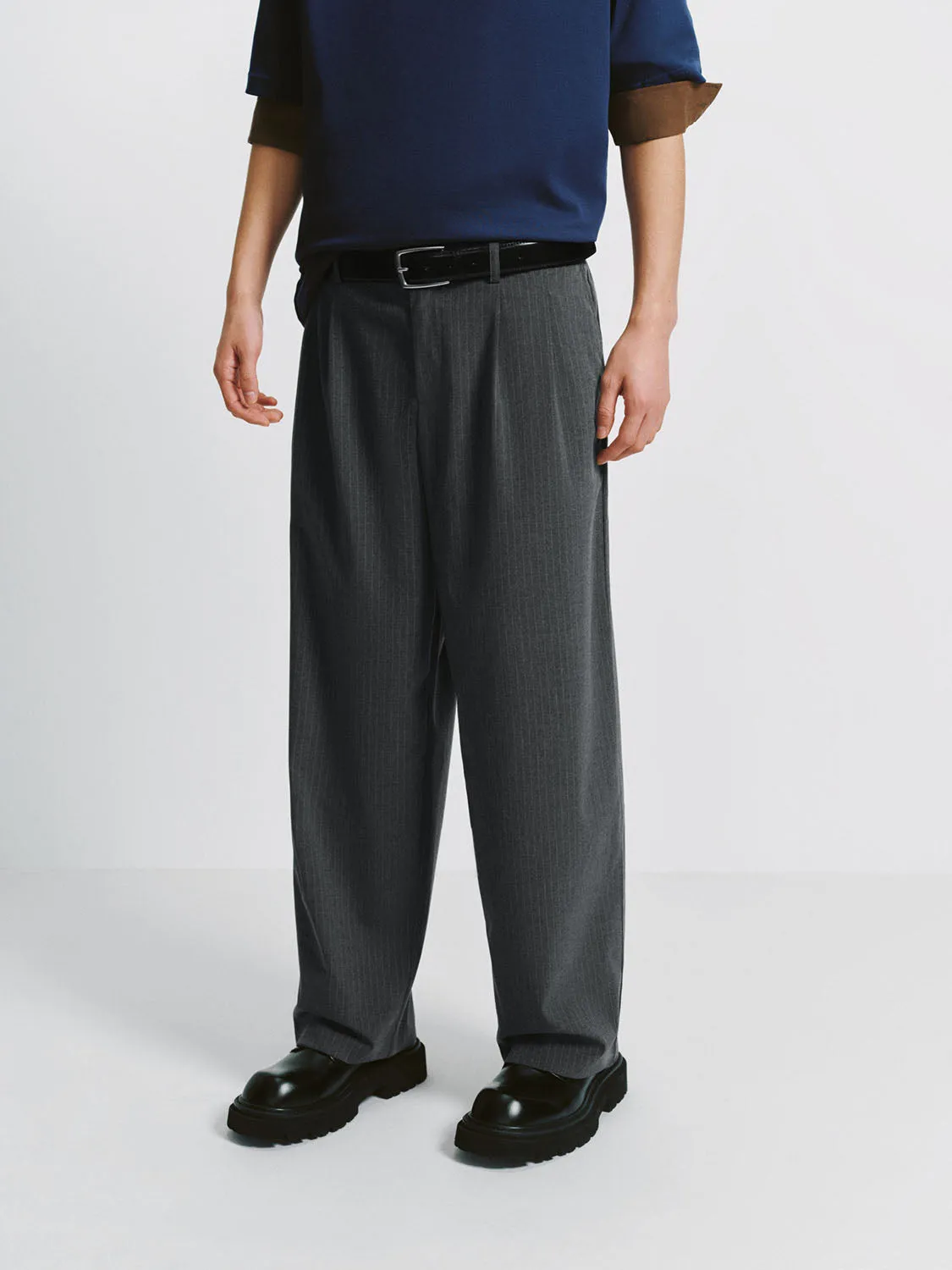 Wide-Leg Pants sold by Urban Revivo product image thumbnail 3
