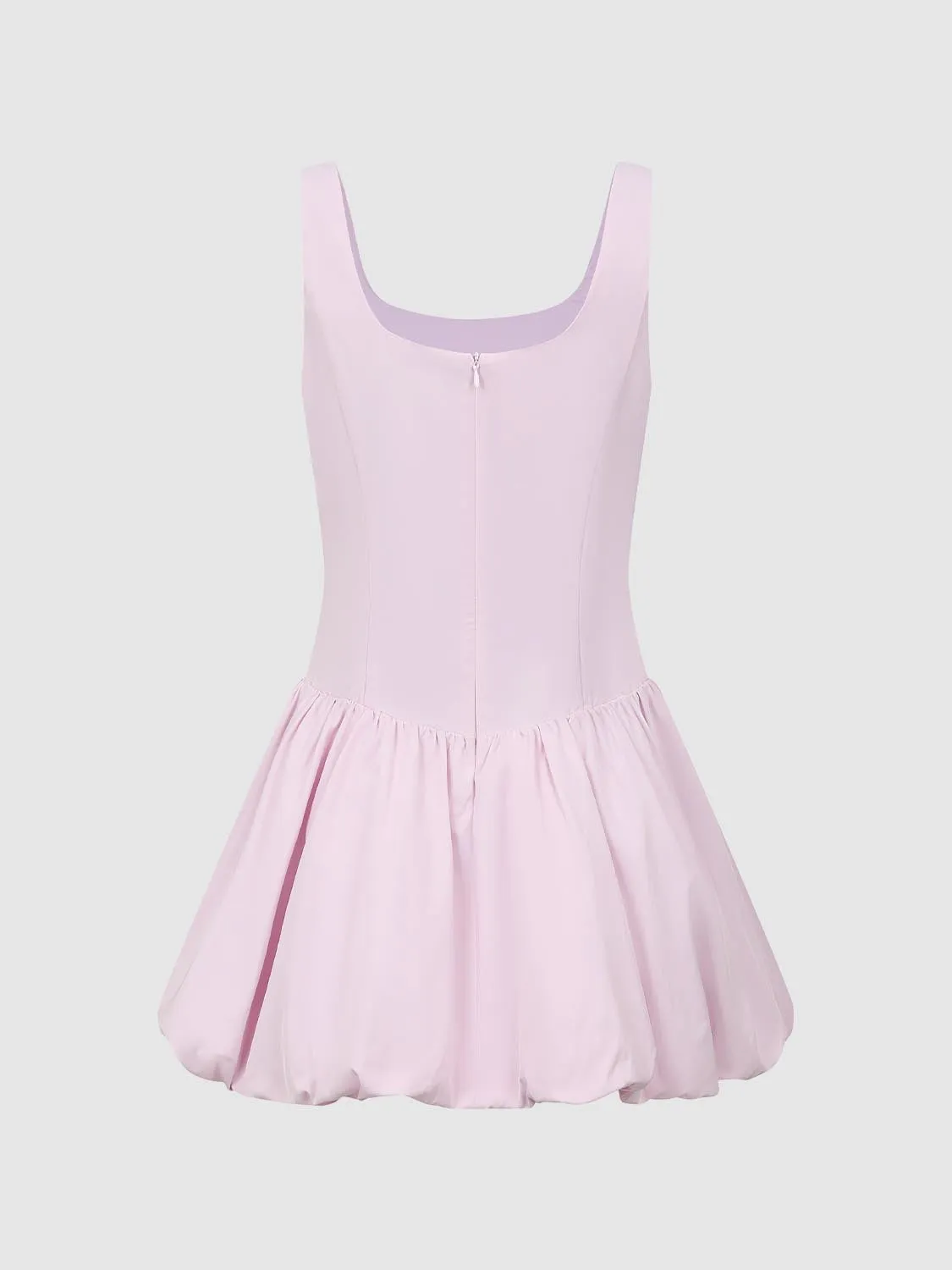 Square Collar A-Line Mini Dresses sold by Urban Revivo product image thumbnail 2