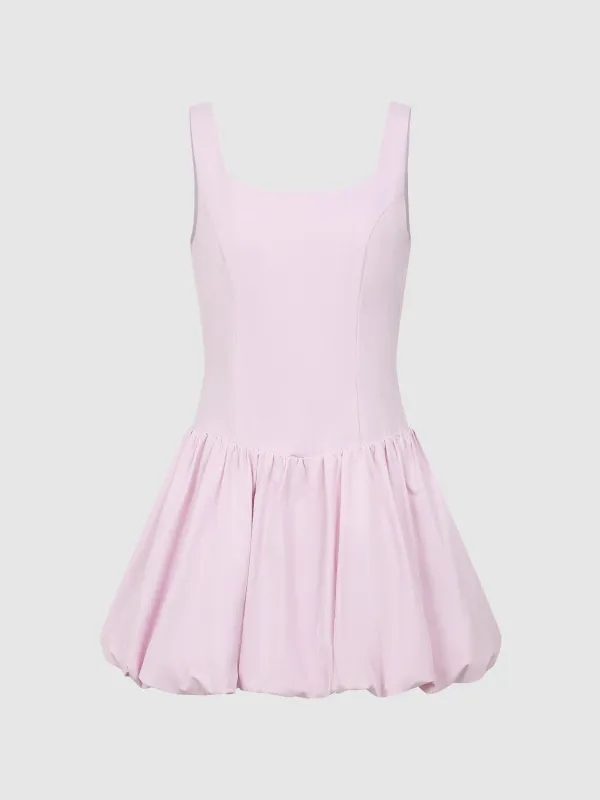 Square Collar A-Line Mini Dresses sold by Urban Revivo