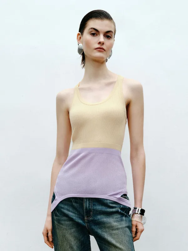 Sleeveless Knitted T-Shirts sold by Urban Revivo