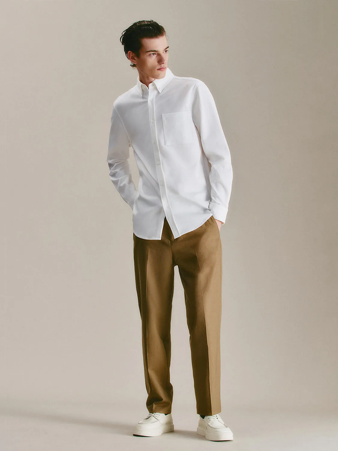 Regular Long Sleeve Shirts sold by Urban Revivo product image thumbnail 4