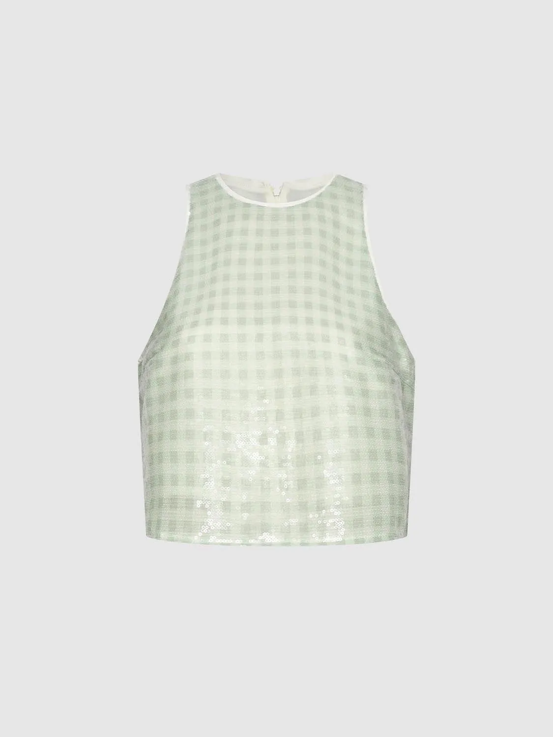 Plaid Sleeveless Overhead Shirts sold by Urban Revivo product image thumbnail 3