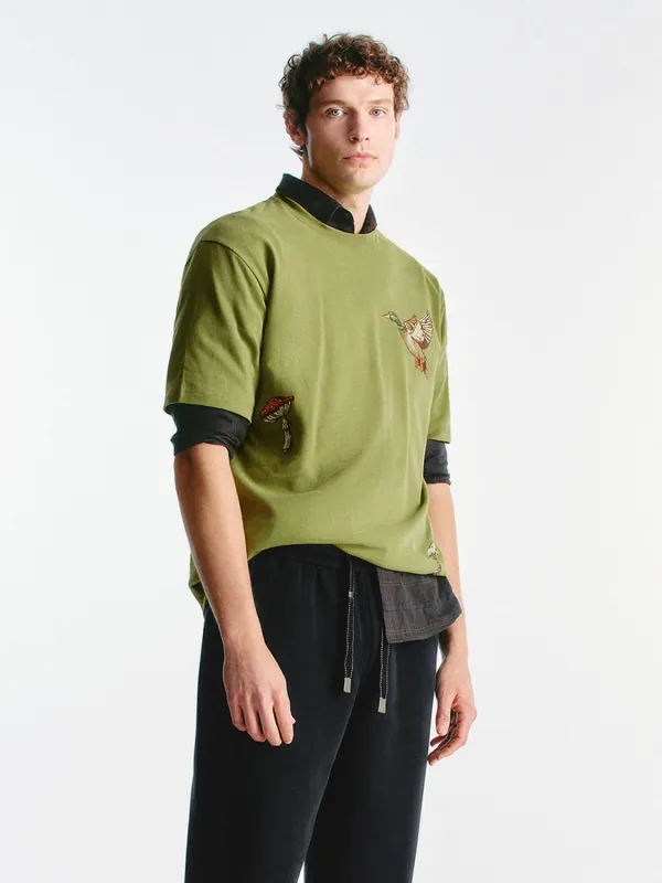 Loose Short Sleeve T-Shirts sold by Urban Revivo