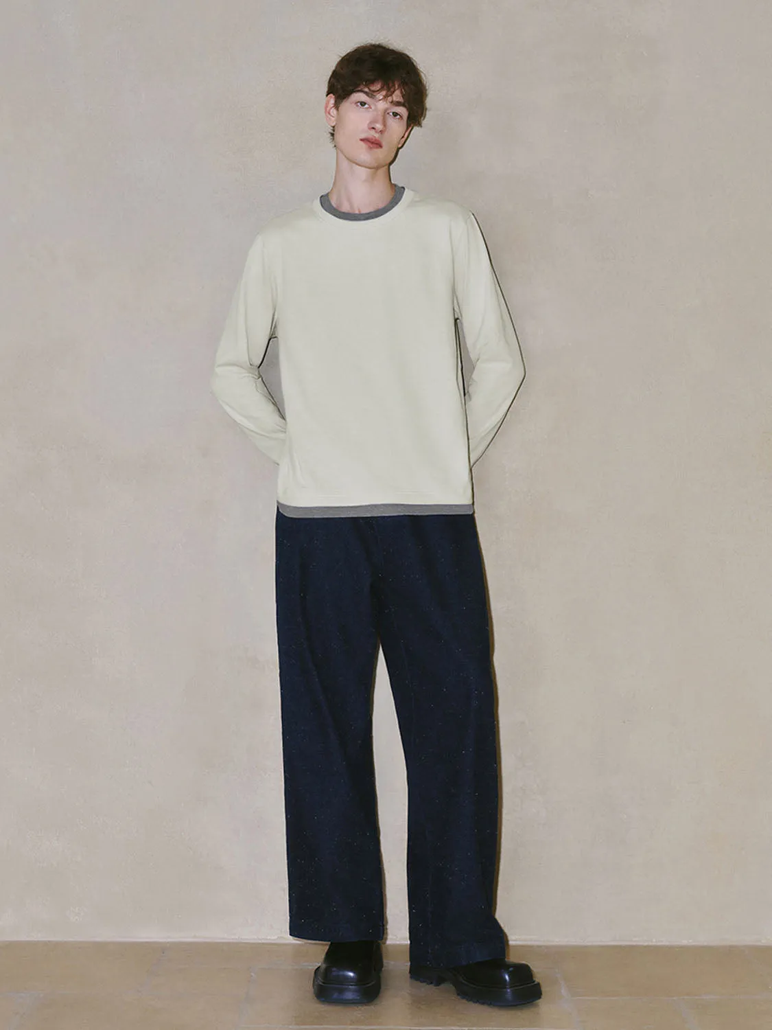 Long Sleeve T-Shirts sold by Urban Revivo product image thumbnail 4