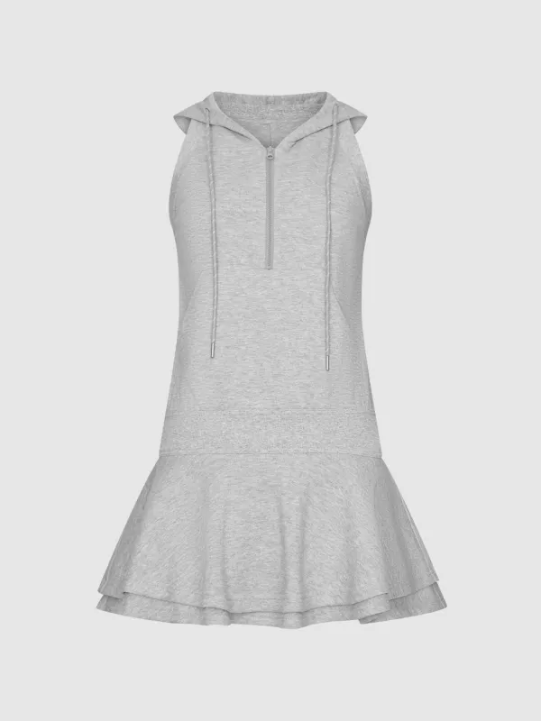 Hoodie Sleeveless A-Line Dresses sold by Urban Revivo