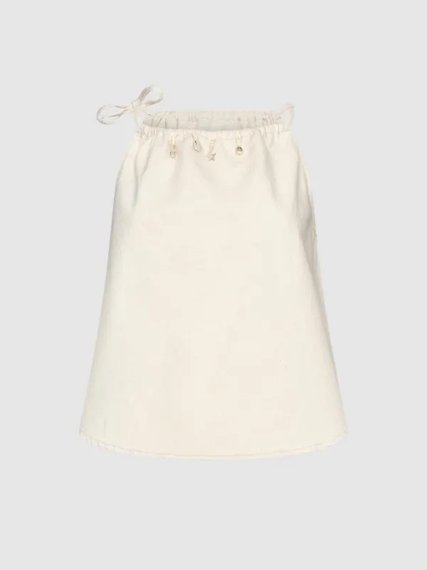 High Neck Sleeveless Denim Blouses sold by Urban Revivo