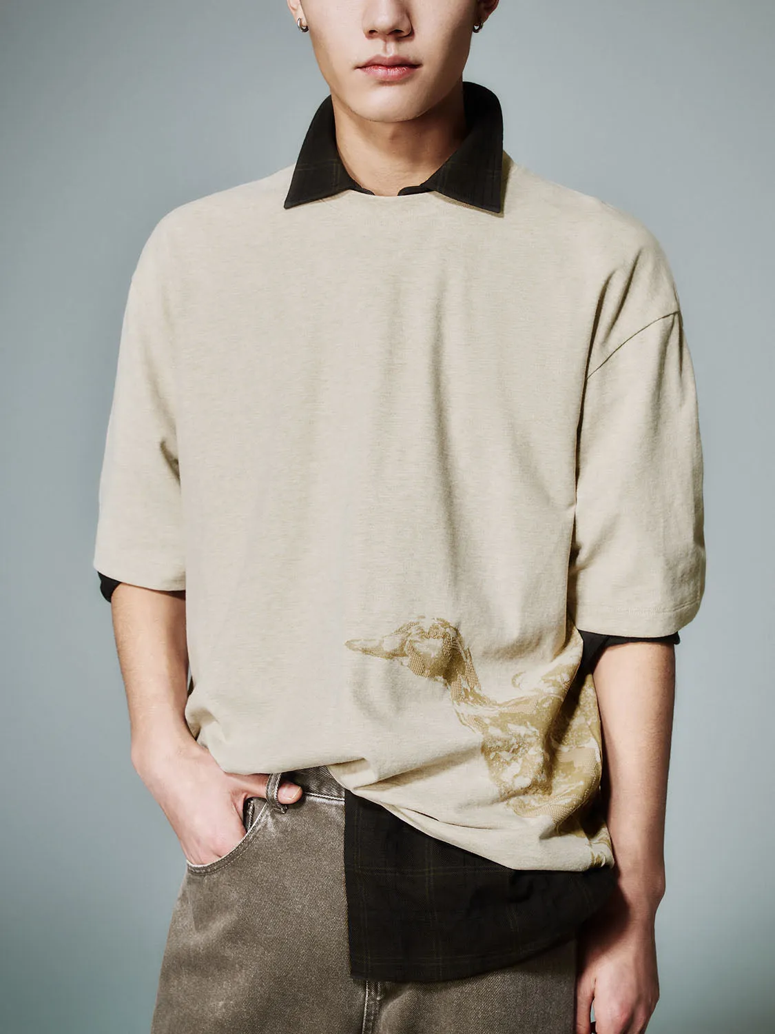 Crew Neck T-Shirts sold by Urban Revivo