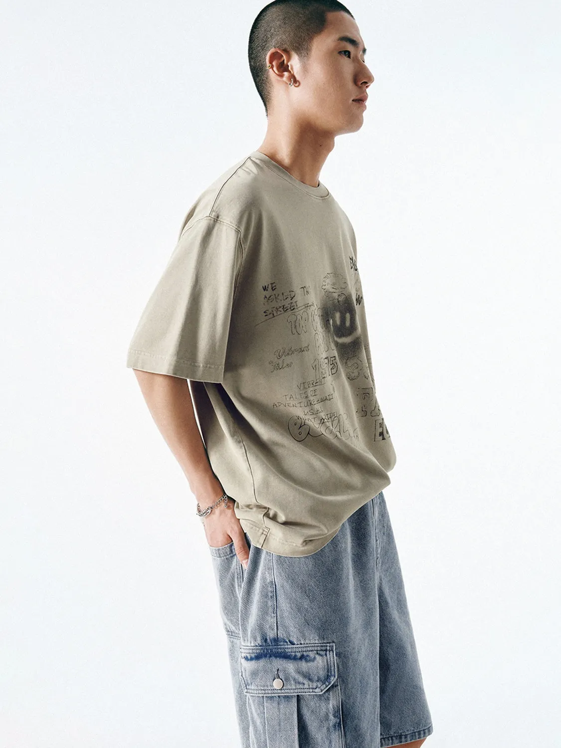 Short Sleeve T-Shirts sold by Urban Revivo product image thumbnail 5