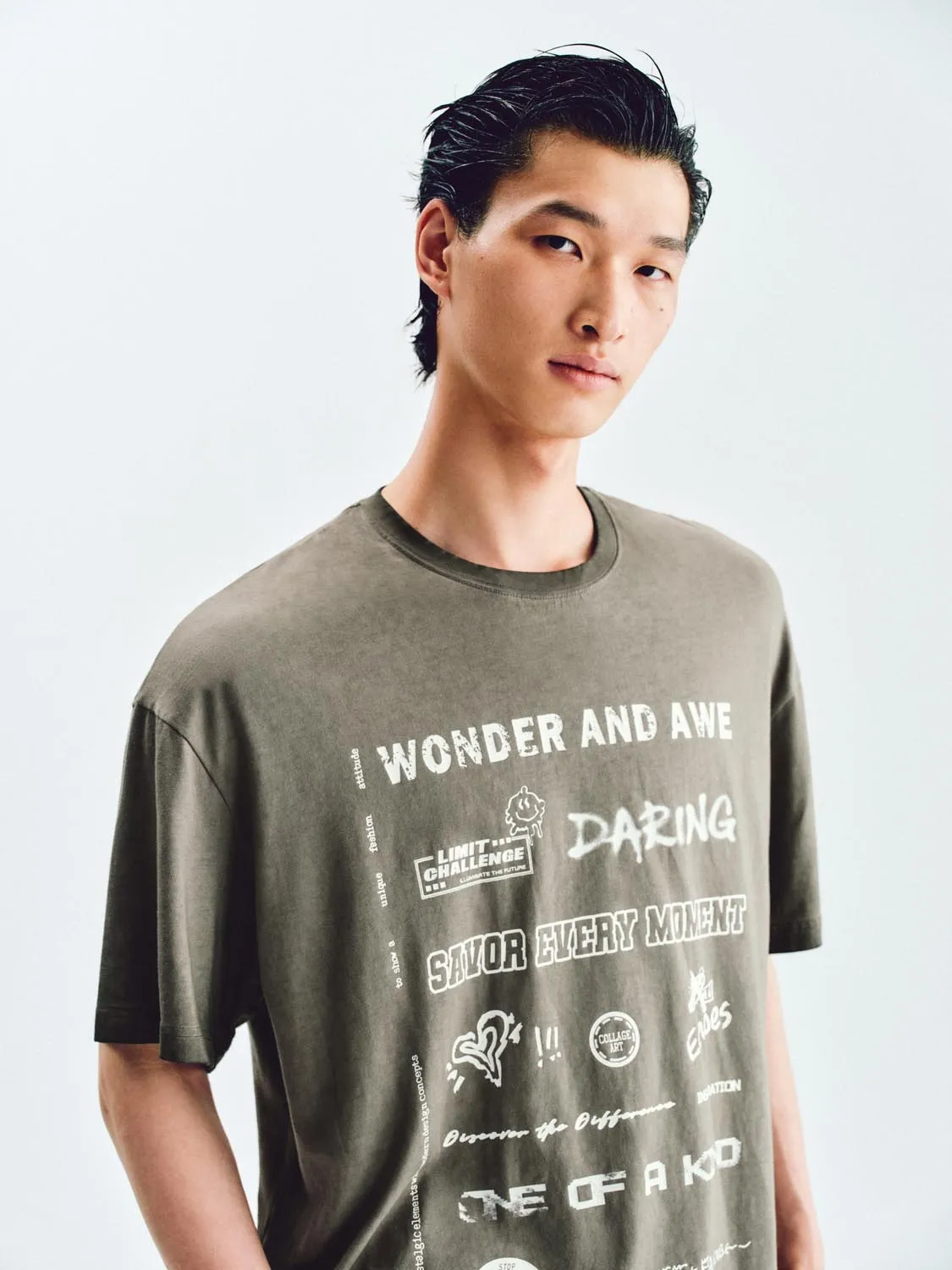 Short Sleeve T-Shirts sold by Urban Revivo product image thumbnail 3