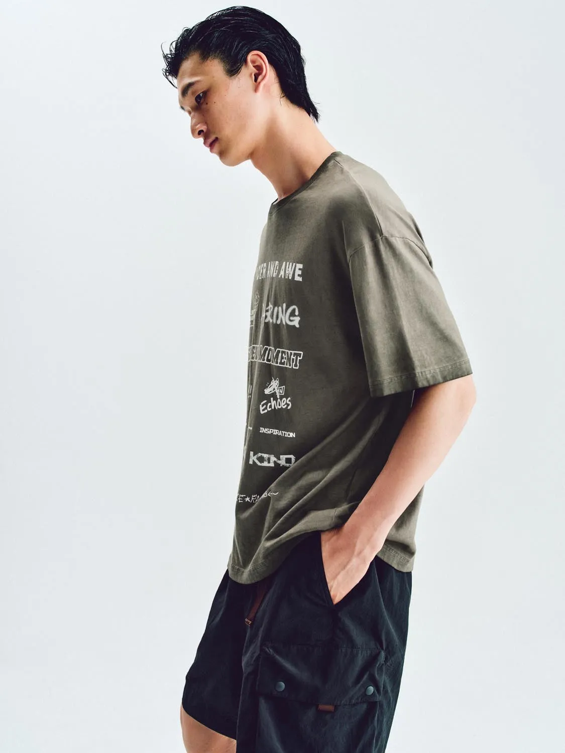 Short Sleeve T-Shirts sold by Urban Revivo product image thumbnail 2