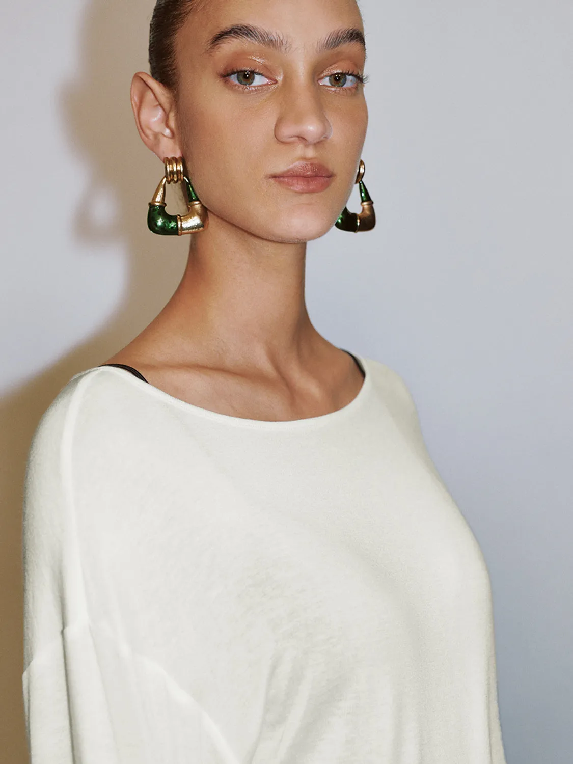 Long Sleeve Shirred T-Shirts sold by Urban Revivo product image thumbnail 3