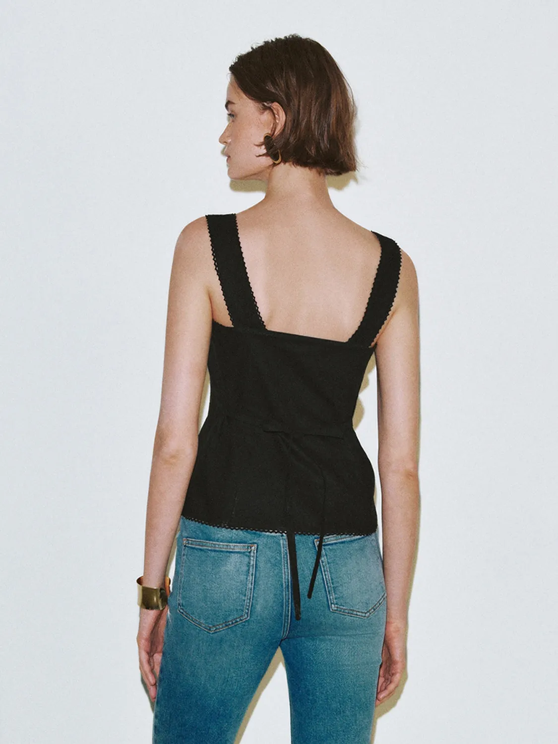 Frilled Cami Tops sold by Urban Revivo product image thumbnail 2