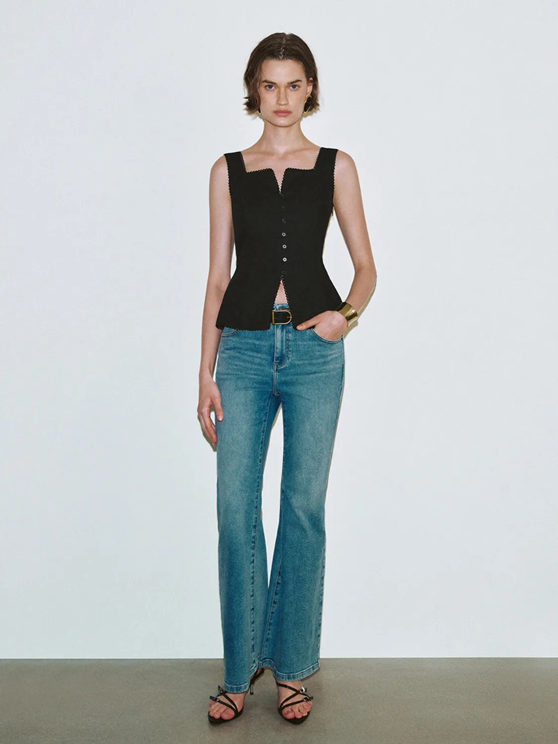 Frilled Cami Tops sold by Urban Revivo product image thumbnail 4