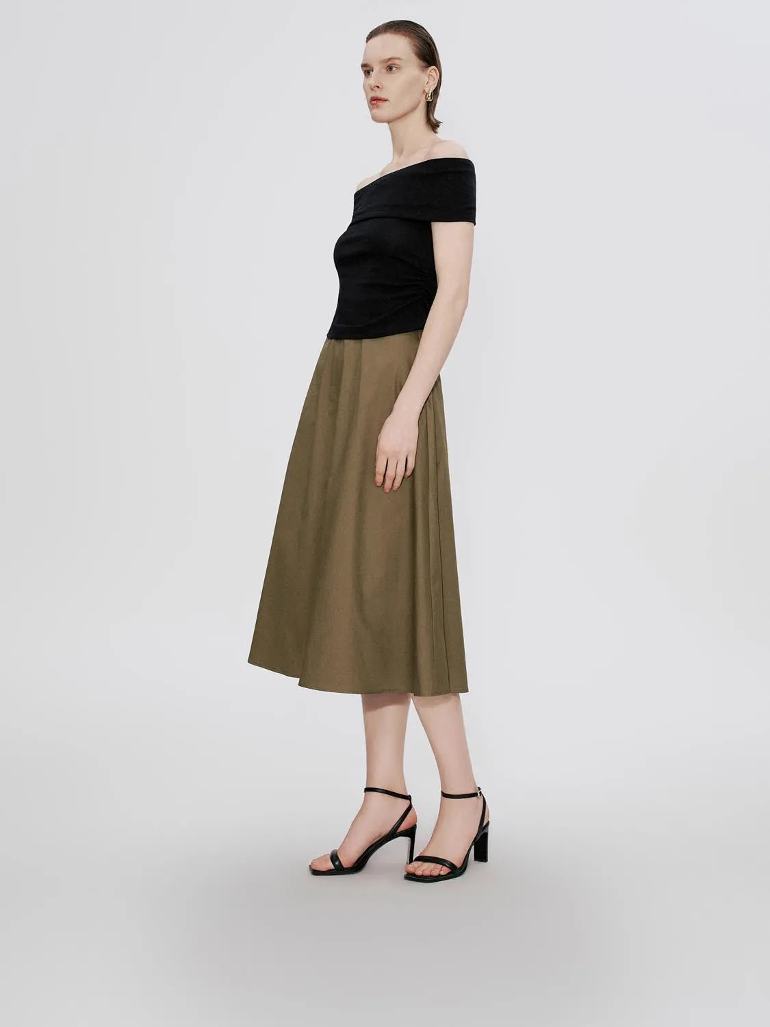 Off Shoulder Skinny Tops sold by Urban Revivo product image thumbnail 5