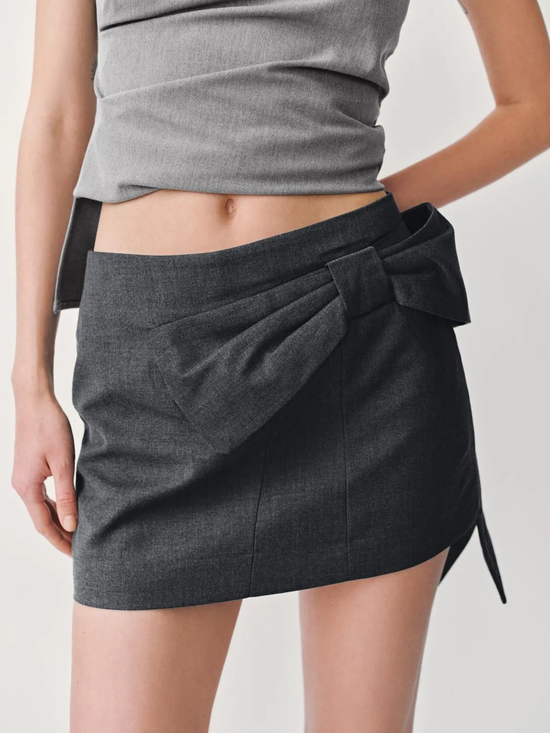 Bow Décor Mini Skirts sold by Urban Revivo product image thumbnail 5