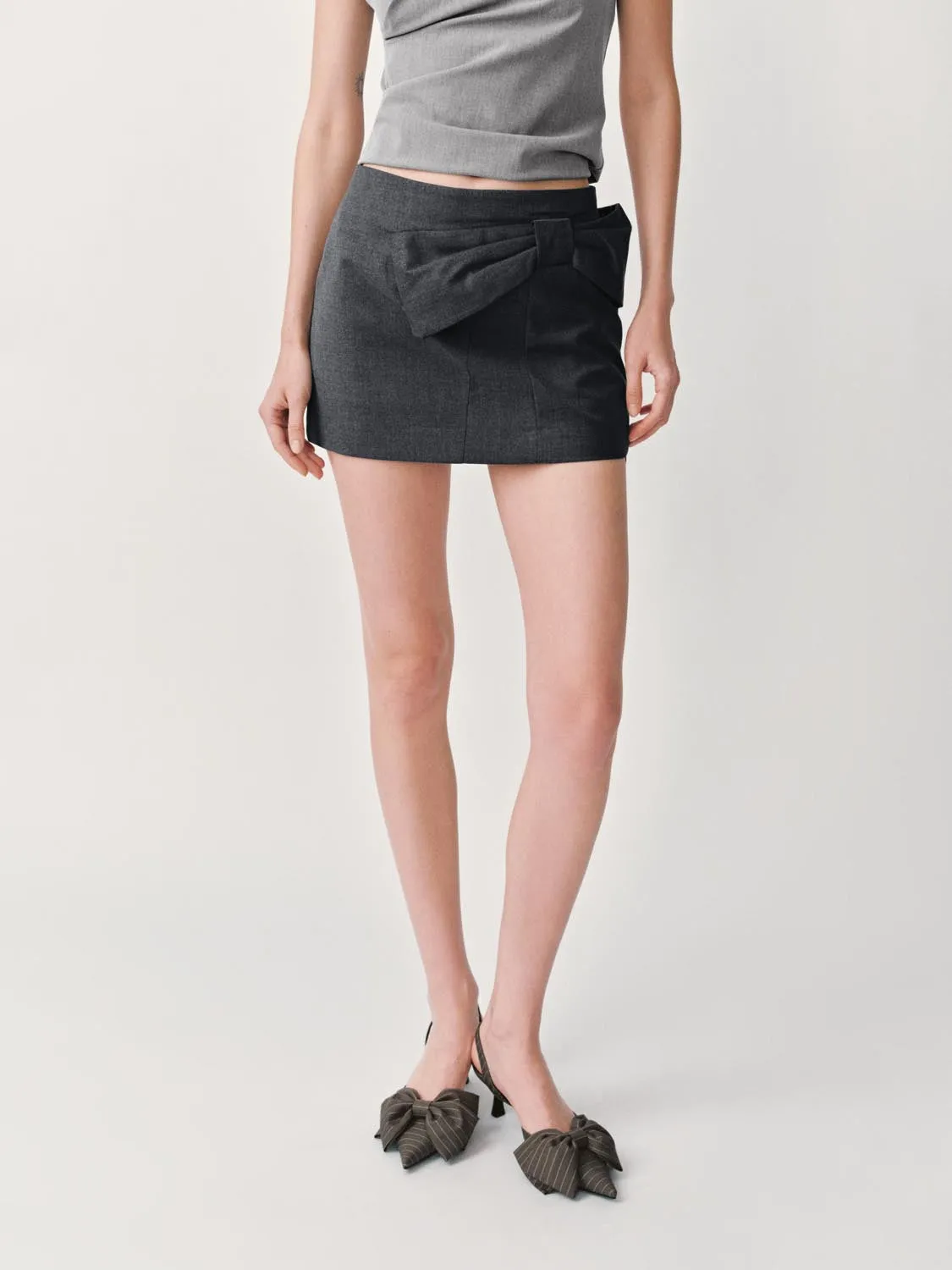 Bow Décor Mini Skirts sold by Urban Revivo product image thumbnail 2