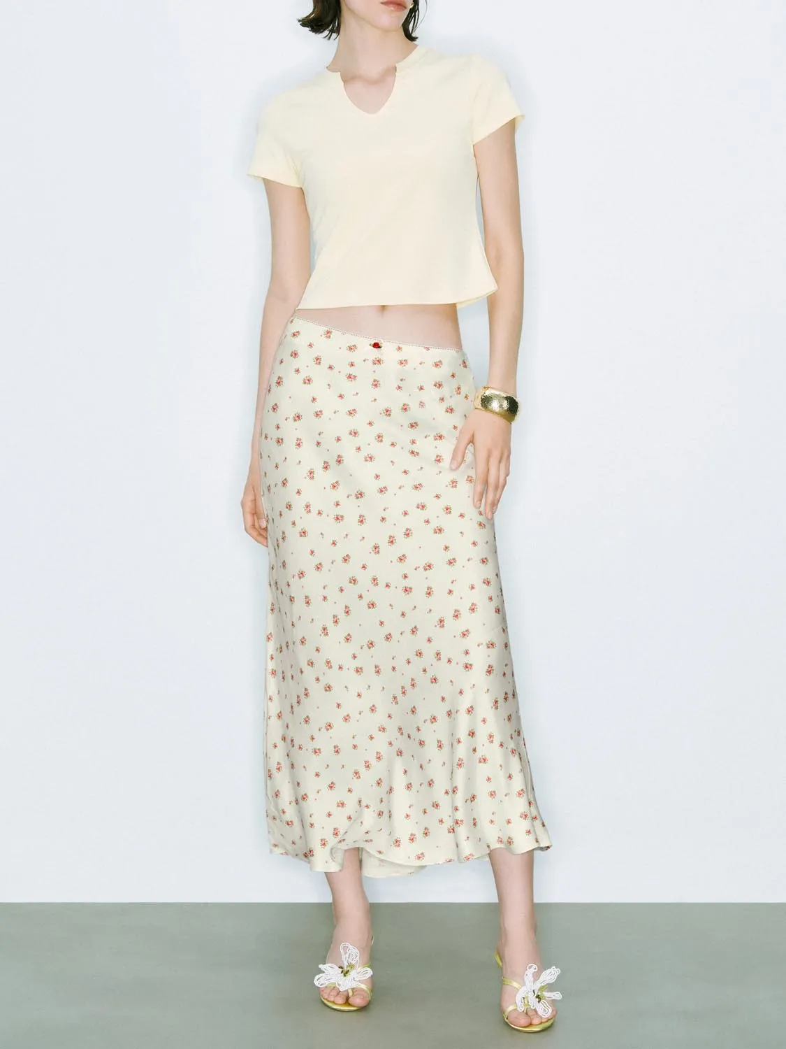 Floral Fishtail Skirts sold by Urban Revivo product image thumbnail 2